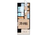 パ－クキュ－ブ板橋本町 1Kの間取り