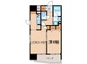 パ－クキュ－ブ板橋本町 1LDKの間取り