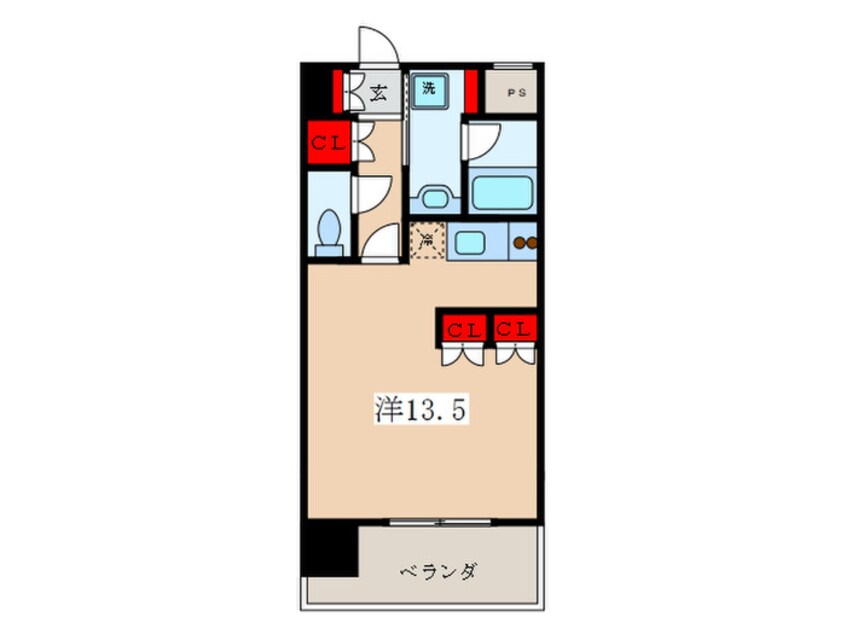 間取図 パ－クキュ－ブ板橋本町