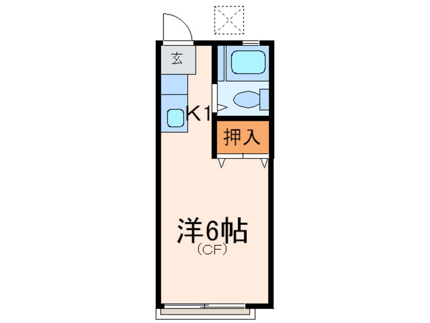 間取図 レジデンス信濃　Ｂ棟