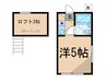 カルタス21駒沢 1Rの間取り