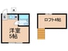 カルタス21駒沢 1Rの間取り