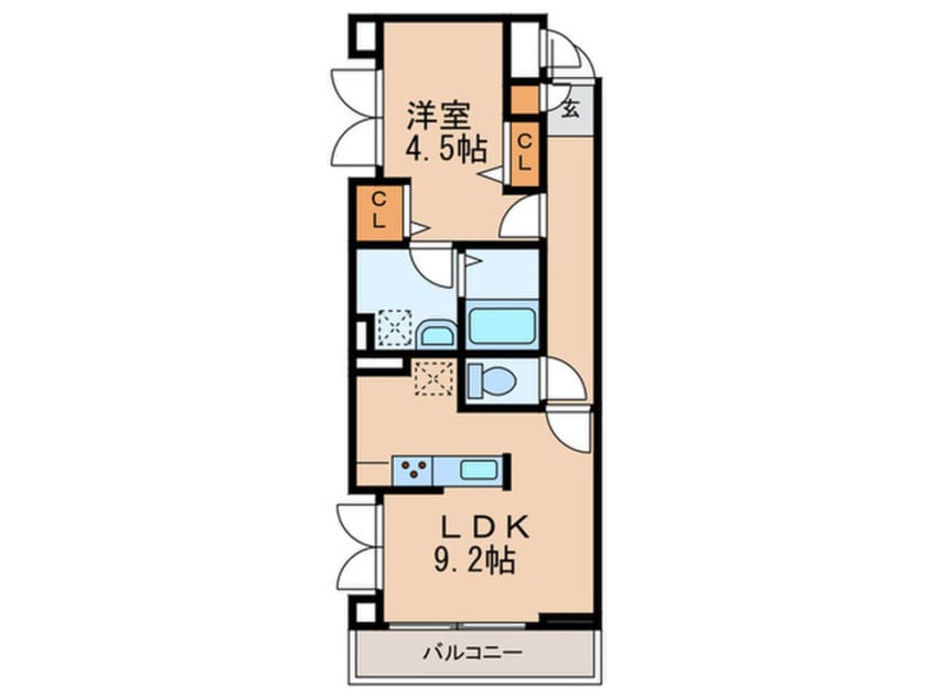 間取図 スクエア赤塚