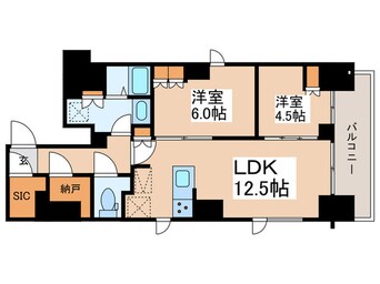 間取図 グランカーサ蔵前