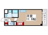 かじかわ 1Rの間取り
