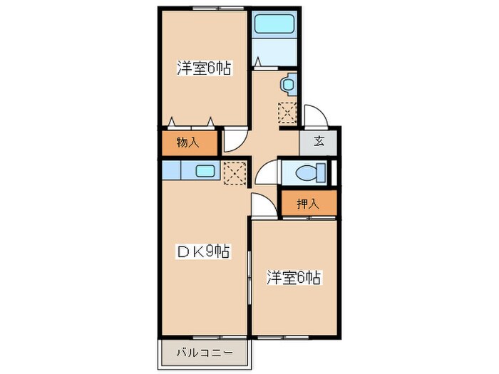 間取り図 コスモエステート