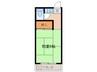 仙石マンション 1Kの間取り