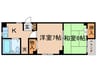 ホ－プ金町 2Kの間取り