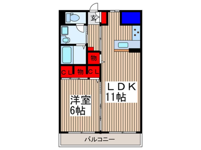 間取図 第６グリーンハイツ