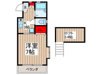 間取図 ＣＡＳＡ元町