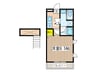 STUDIO FLAT K 1Kの間取り