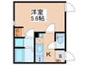 ＬＩＦＥＴＯＷＮＹＯＴＳＵＧＩ 1Kの間取り