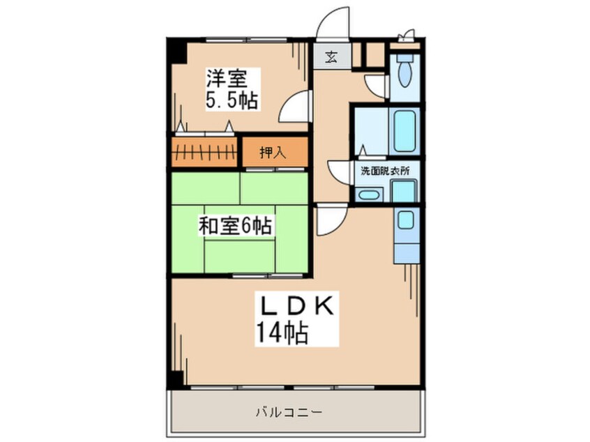 間取図 ドミ－ル相模大野