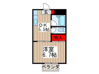 間取図 小林コーポ