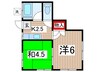 鈴木コーポ 2Kの間取り