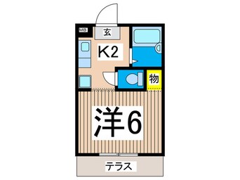 間取図 アビタシオン金子A