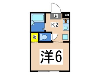 間取図 アビタシオン金子A