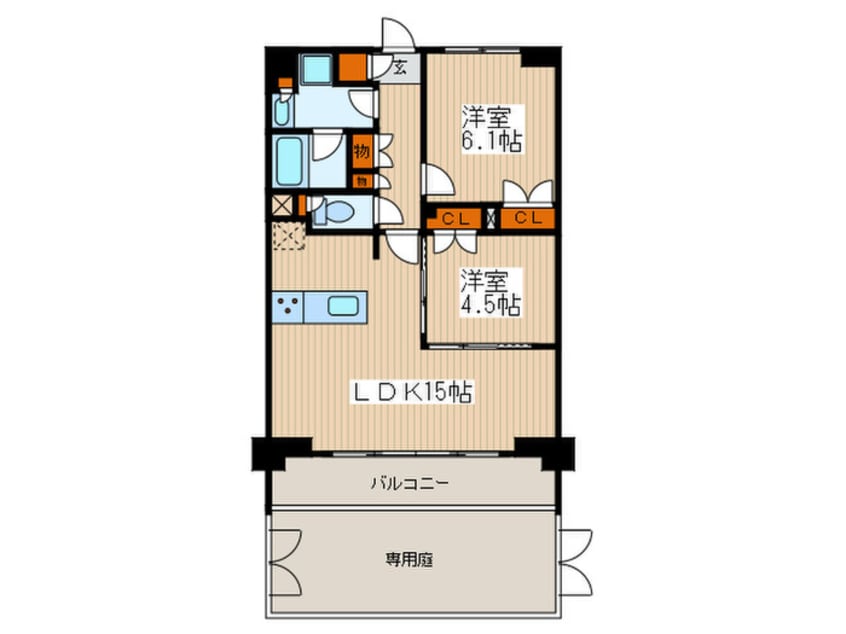 間取図 TELLUS八幡山