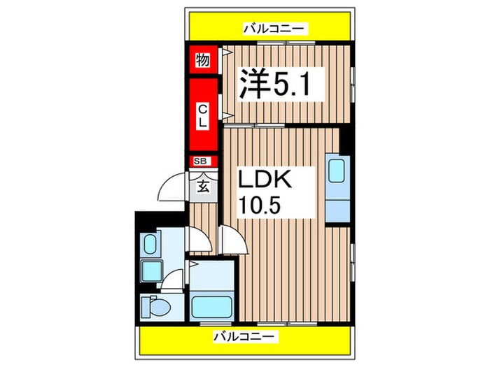 間取り図 パーチェメゾン明日香
