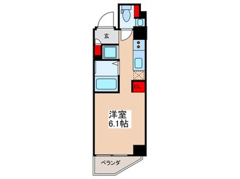 間取図 ARTESSIMO　LINK　COMODO（301）