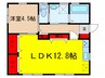 春日町6丁目戸建 1LDKの間取り