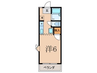 間取図 ヴェルジュ田園