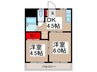 ルネッサ　モリタ 2DKの間取り