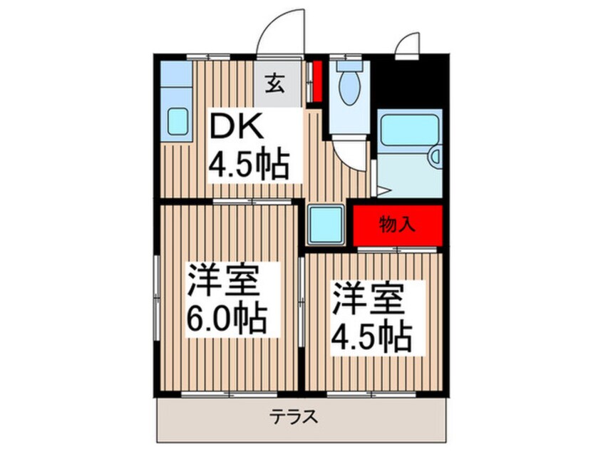 間取図 ルネッサ　モリタ