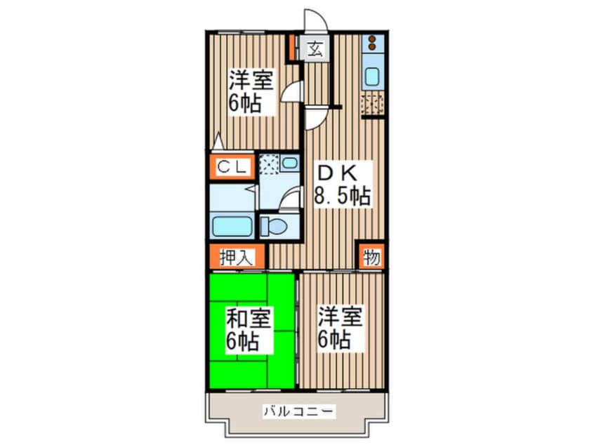 間取図 コート浦和