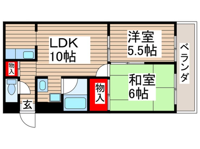 間取図 サンヨーハイツ