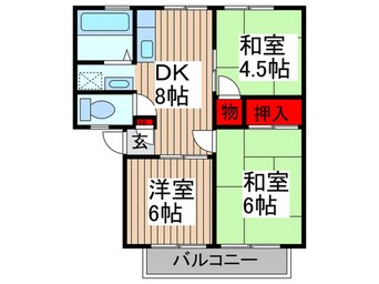 間取図 コットデュノール