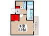 オリゾン 1Kの間取り