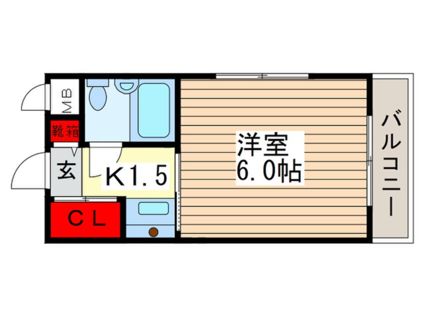 間取図 コーポレージ中葛西