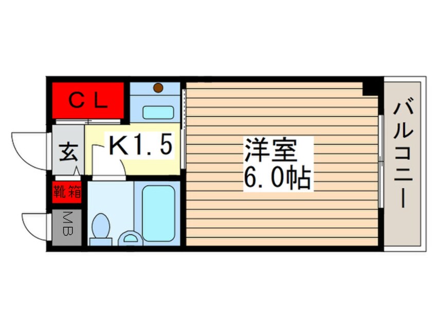 間取図 コーポレージ中葛西