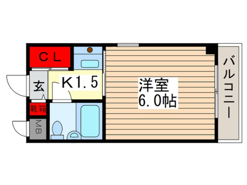 間取図 コーポレージ中葛西