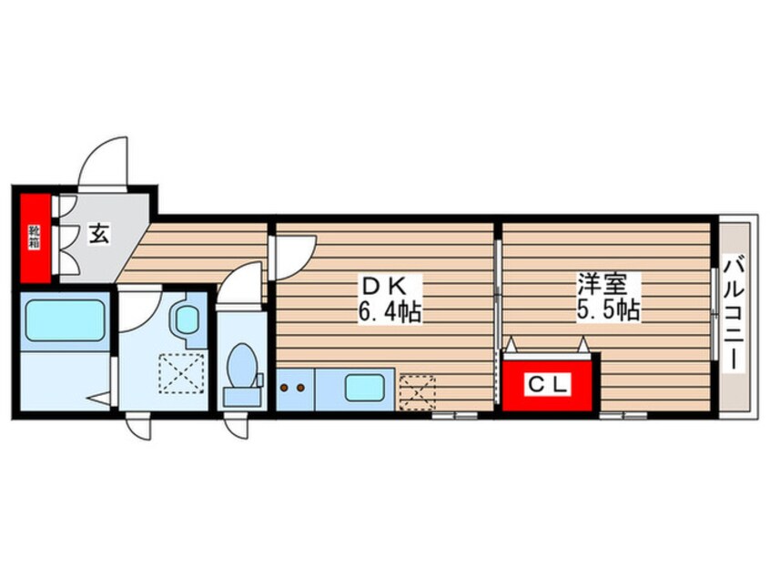 間取図 ベレ東向島
