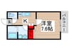 ヒューマンパレス新松戸Ⅹ 1Kの間取り