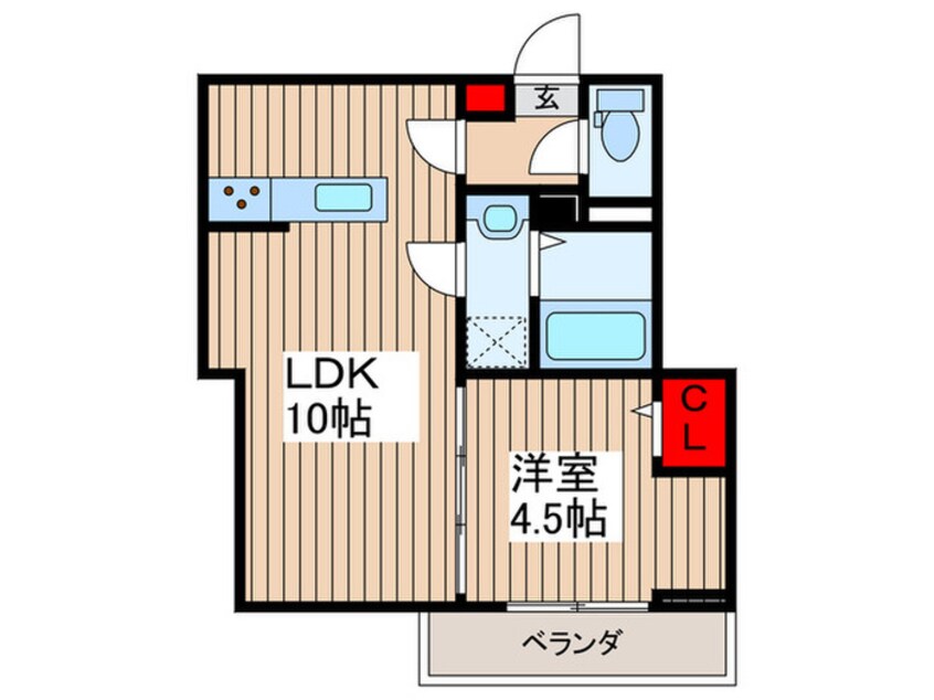 間取図 レクシア南田中