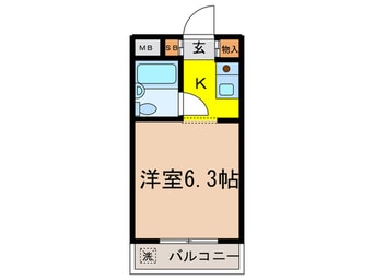 間取図 ニュ－ハイム早稲田