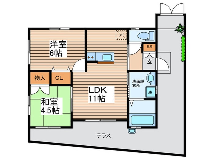 間取り図 堀尾貸家