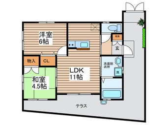 間取図 堀尾貸家