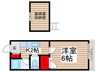 コーポ藤崎Ⅰ 1Kの間取り
