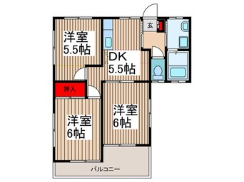 間取図 グリーンハイツ