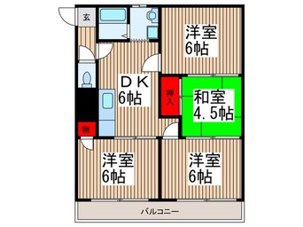 間取図 グリーンハイツ