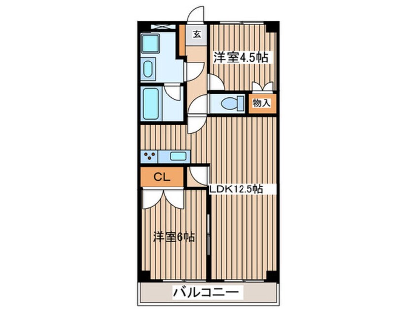 間取図 TEK藤沢ハイツ