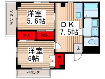 間取図 ライズハウスK