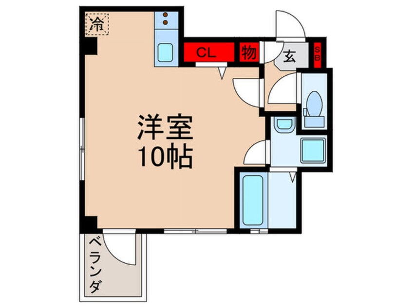 間取図 オークレスト南砂