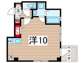 間取図 オークレスト南砂