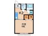 ハウス高瀬 1Kの間取り
