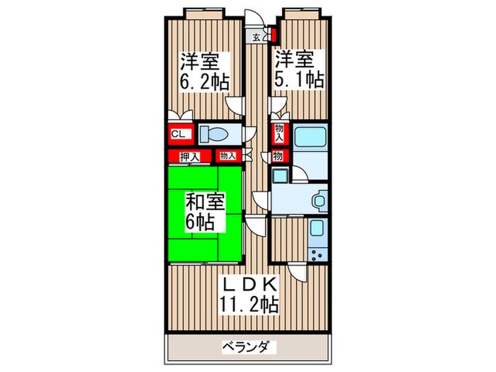 間取り図 モア南浦和